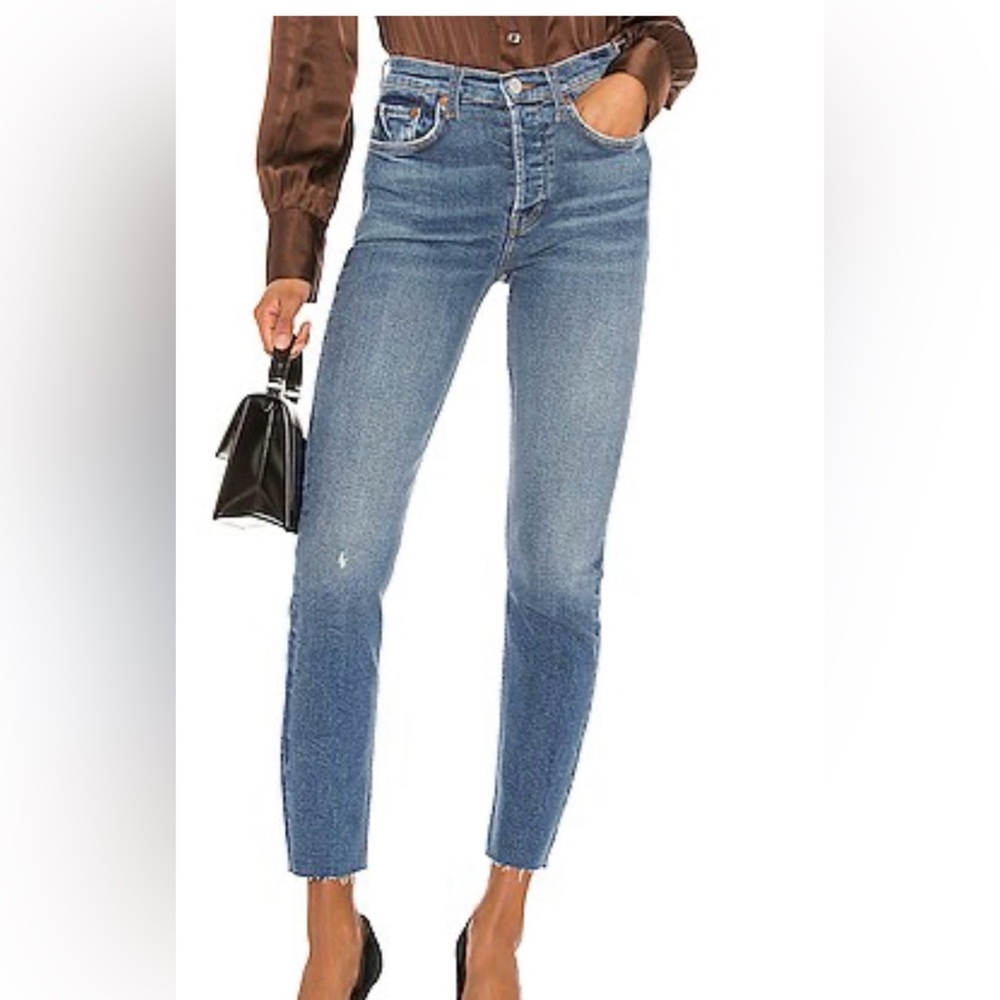 Re/Done High Rise Ankle Crop